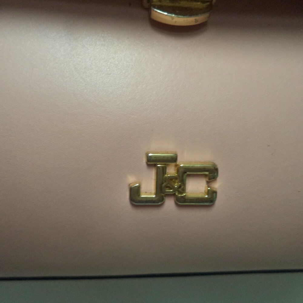 Jacky & Celine J&C pink Leather satchel tote bag purse Back Pocket Italy - Picture 6 of 16
